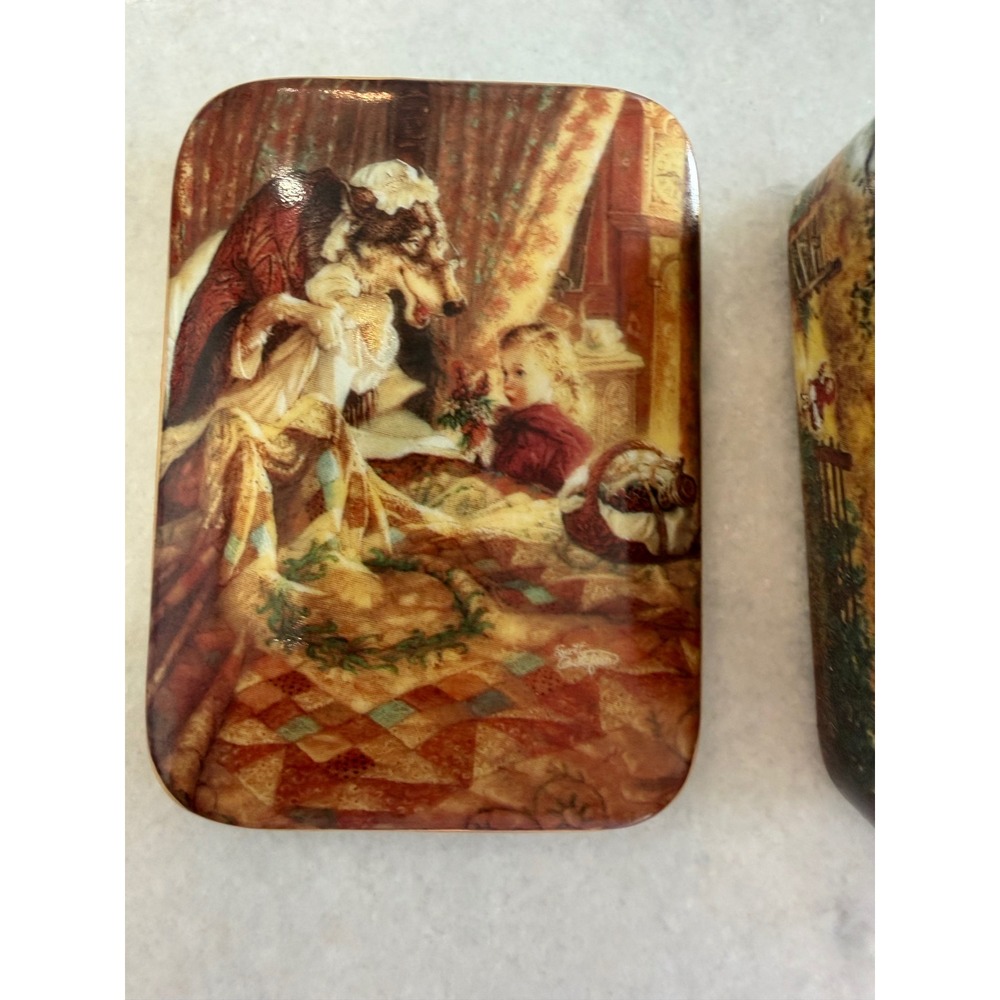 Ardleigh-Elliott Little Red Riding Hood Music Box‎ Scott Gustafson 1993 Mint